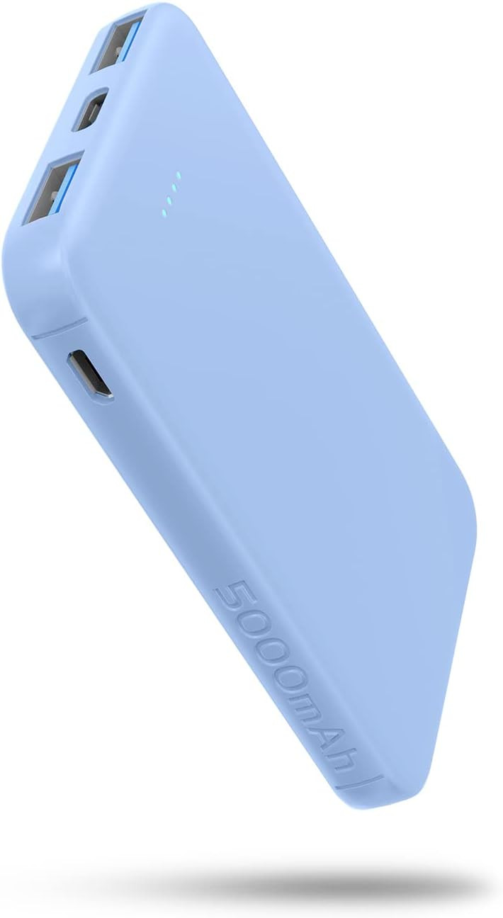 Amazon.com: VANYUST Mini Portable Charger Power Bank 5000mAh Capacity External Battery Pack Dual ... | Amazon (US)