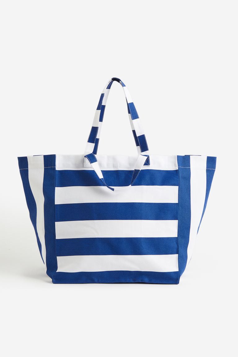 Cotton Canvas Beach bag, H&M New arrivals, H&M Tropical Destination, H&M Finds, H&M Beach Bag, H&M | H&M (US + CA)