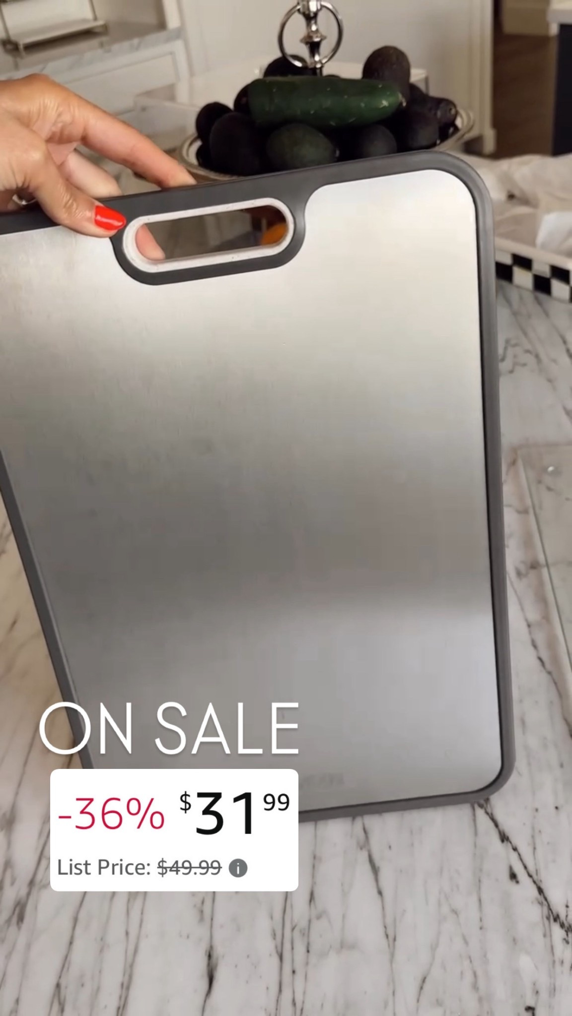 I love this titanium cutting board and its ON SALE❗️

#LTKSaleAlert #LTKHome #LTKStyleTip