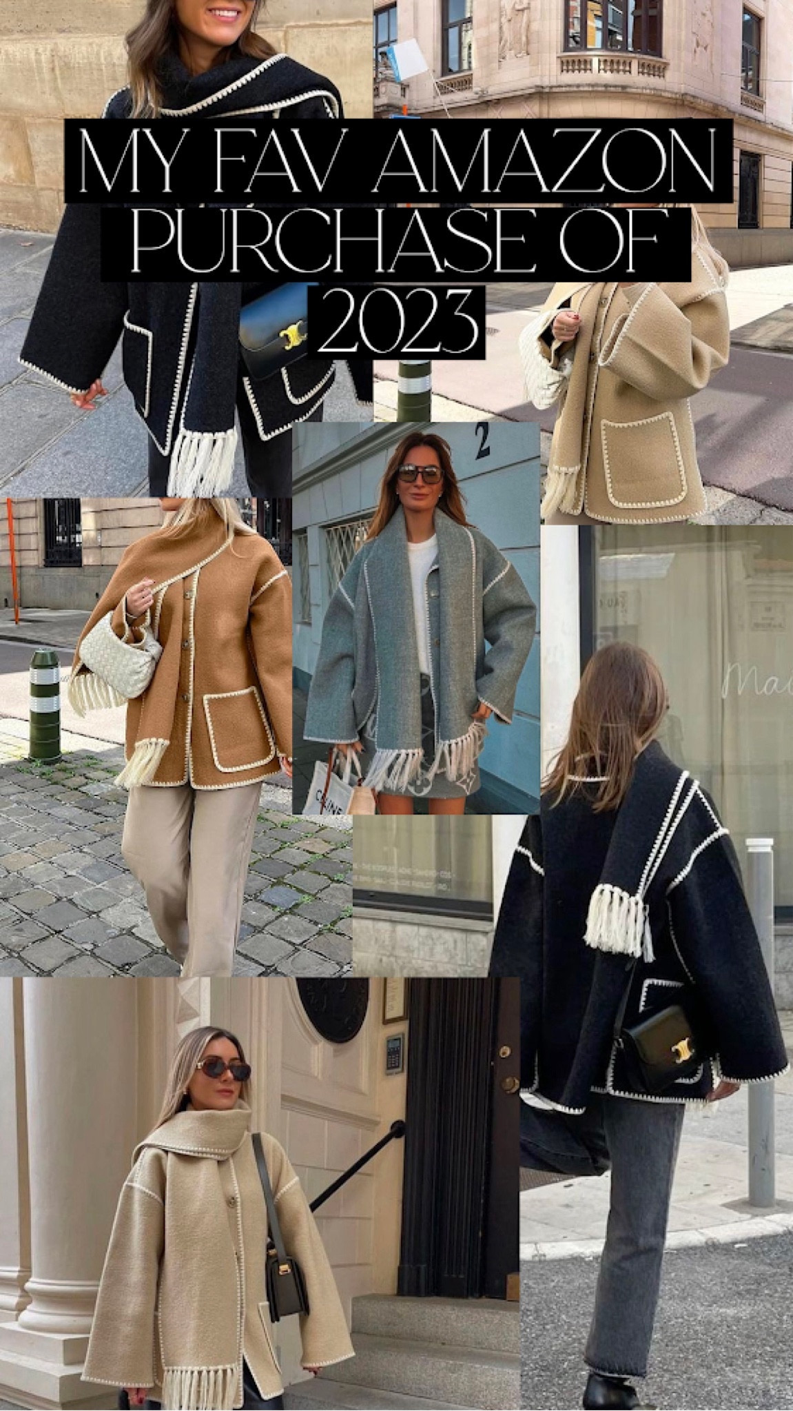 This Scarf Jacket is my absolute favorite Amazon purchase of 2023 <3 it gives a little bit of scandi-girl fashion mixed with cozy, casual winter fashion. It keeps you warm and is an easy way to be stylish without a lot of effort. 🤍

#LTKGiftGuide #LTKfindsunder100 #LTKSeasonal