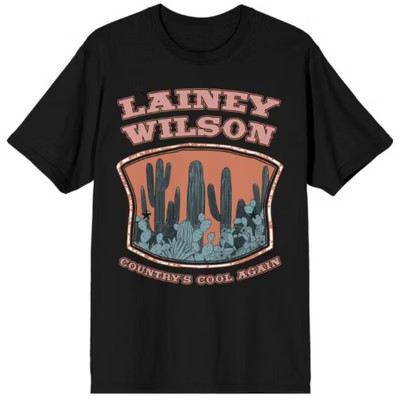 Lainey Wilson Country's Cool Again Women's Charcoal Crew Neck Short Sleeve T-shirt-XXL | Target