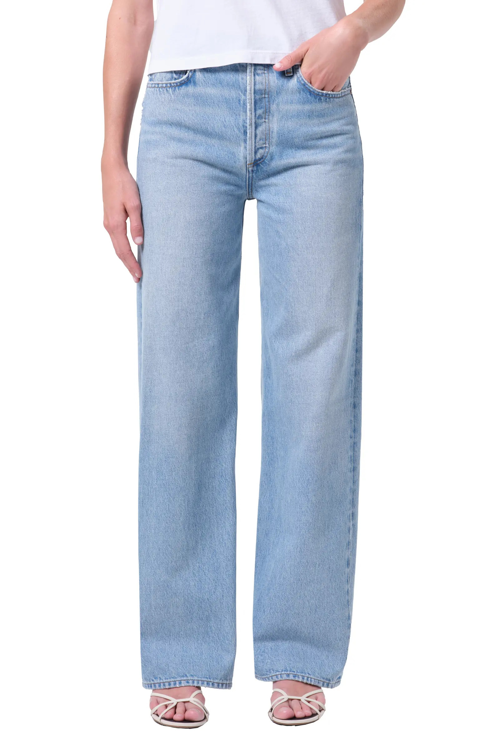Ren High Waist Wide Leg Jeans | Nordstrom