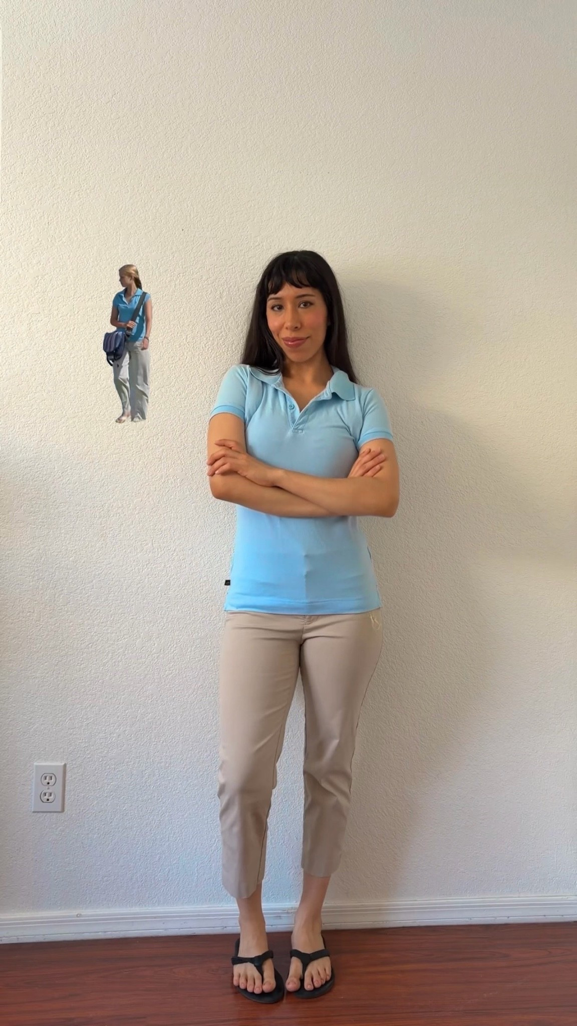 H2O Emma Gilbert outfits: pants thrifted Ann Taylor