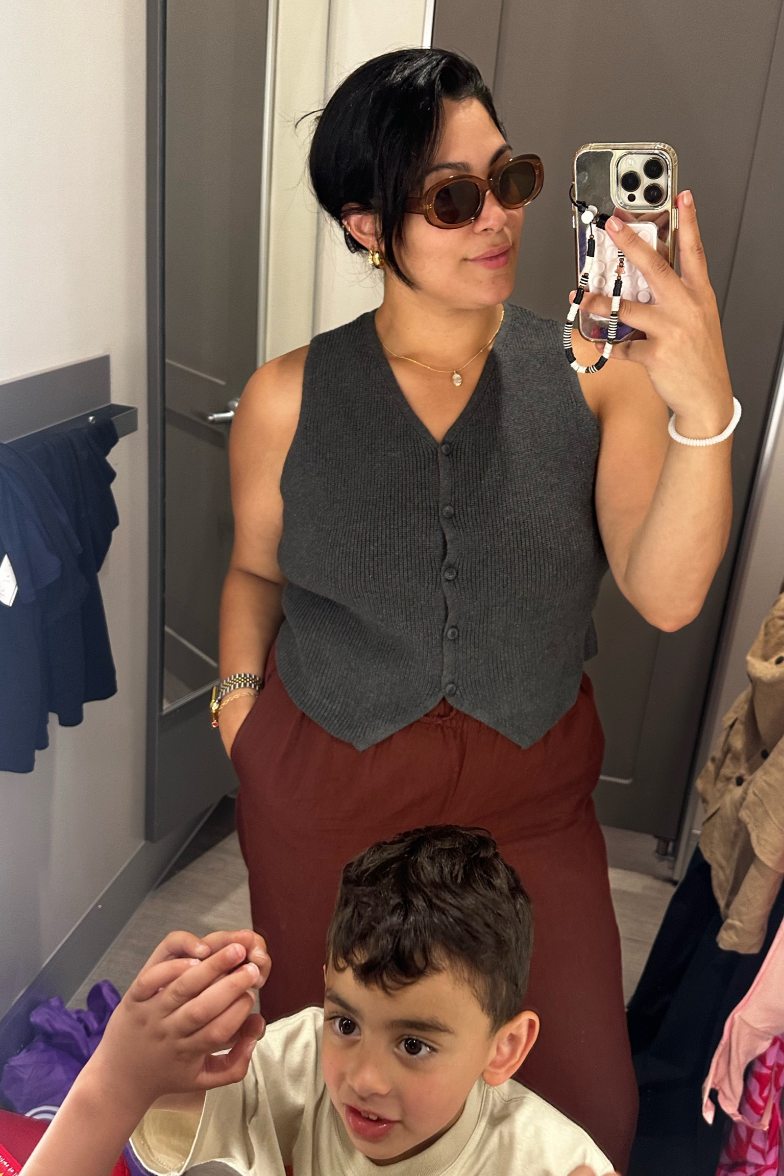 Mom life - this sweater vest is going to be perfect for late summer/early fall // wearing an XXL (runs small) 

#LTKFindsUnder50 #LTKMidsize
