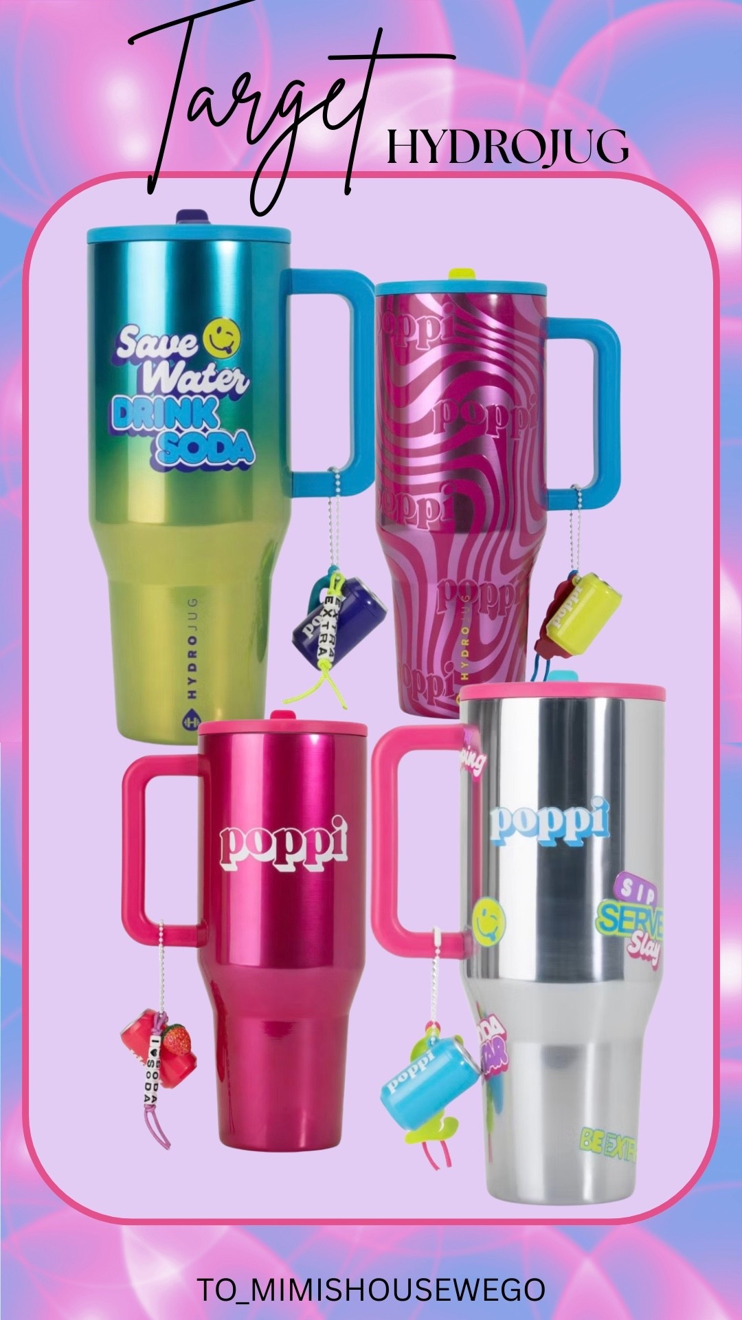 The cutest collaboration between Hydrojug and Poppi at Target.

#LTKmomlife #LTKfoodie