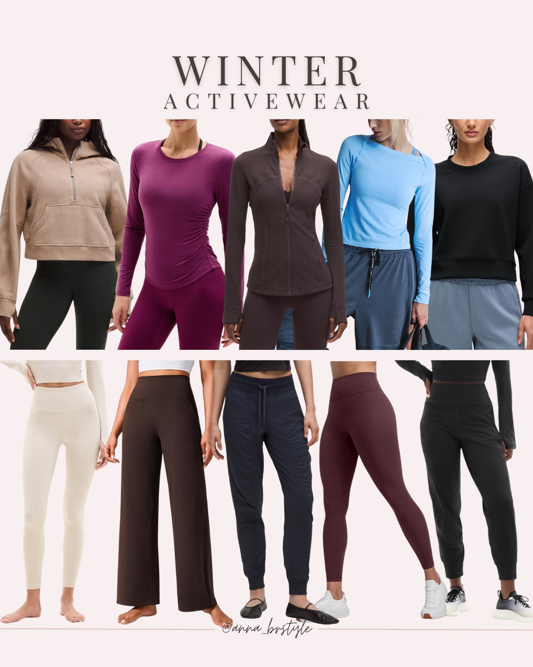 Winter Activewear, winter gym outfit, leggings, long sleeve athletic top, joggers, annabrstylee

#LTKfitnessgoals #LTKootd #LTKActive