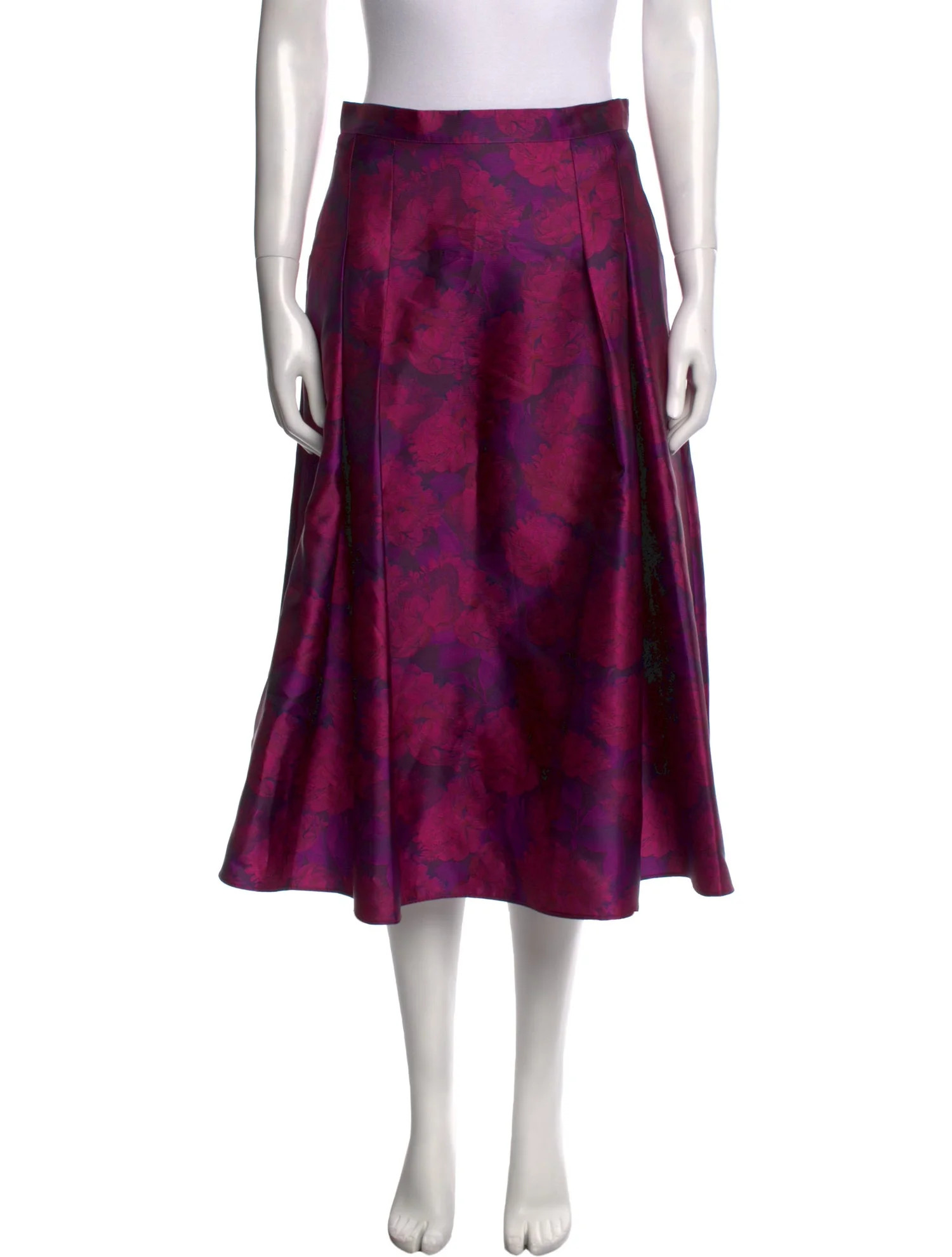 Printed Midi Length Skirt w/ Tags | The RealReal