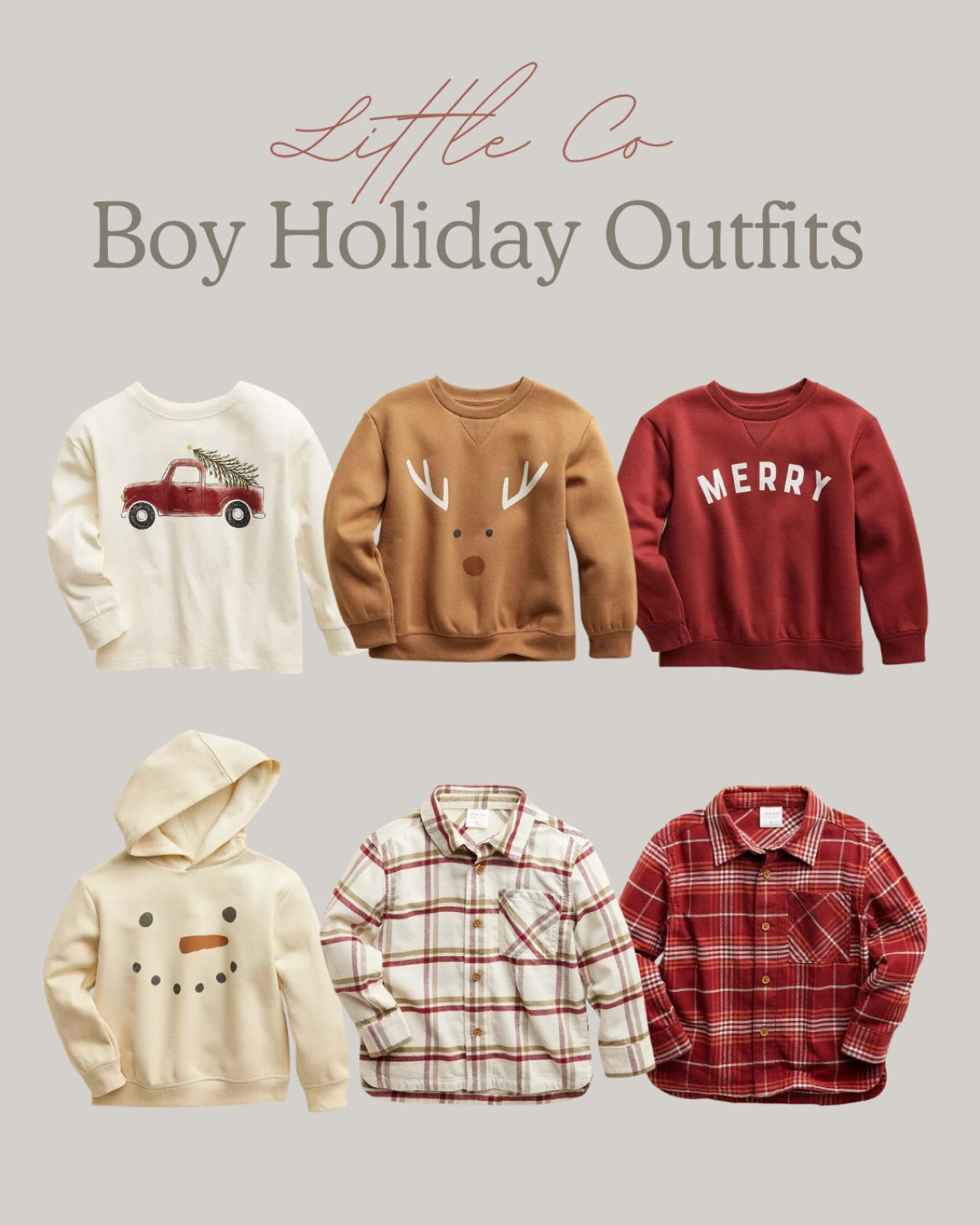 Boy Holiday Outfits from Little Co 

#LTKSeasonal #LTKHoliday #LTKHolidaySale
