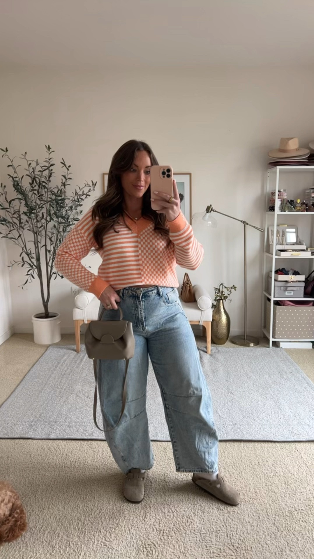 Comfy cute early spring outfit 💕

Medium in sweater, size 8 in jeans 

#LTKSeasonal #LTKWatchNow #LTKMidsize