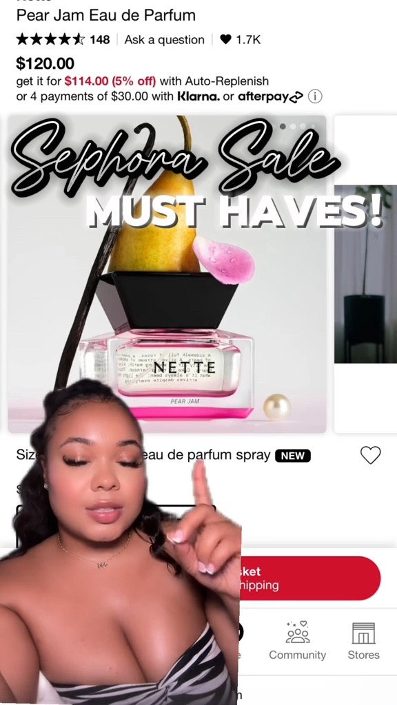 PEAR JAM IS A MUST DURING THIS SEPHORA SALE! 🤩

With notes of Koji Pear, rose essence, and Patchouli, this bright and jammy pear will be a staple for the spring time! 🍐🌸

#perfume #pearjam #sephora #sephorasale

#LTKxSephora #LTKbeauty