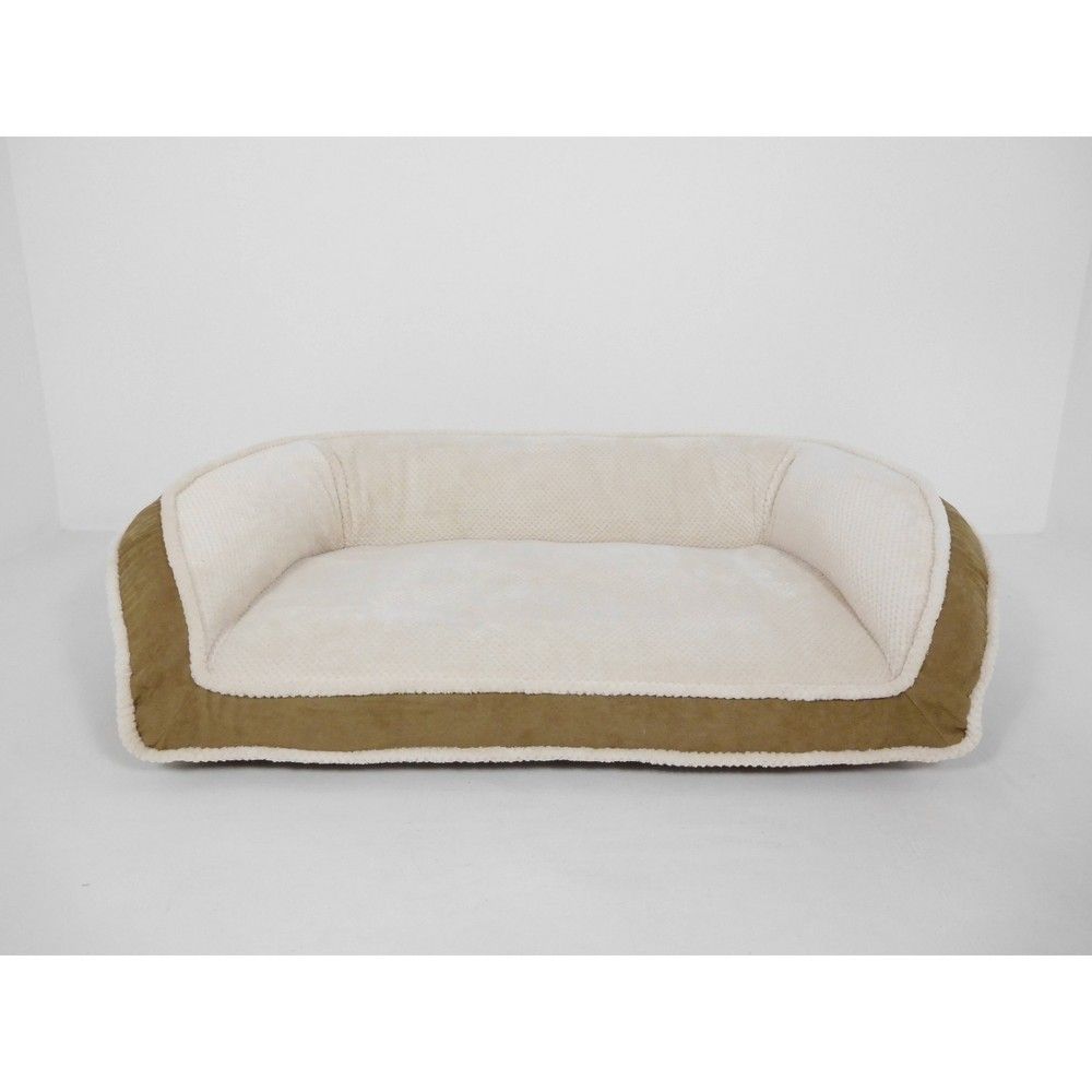 Arlee Home Fashions Deep Seated Lounger Sofa and Couch Style Driftwood Dog Bed - 40x25 | Target