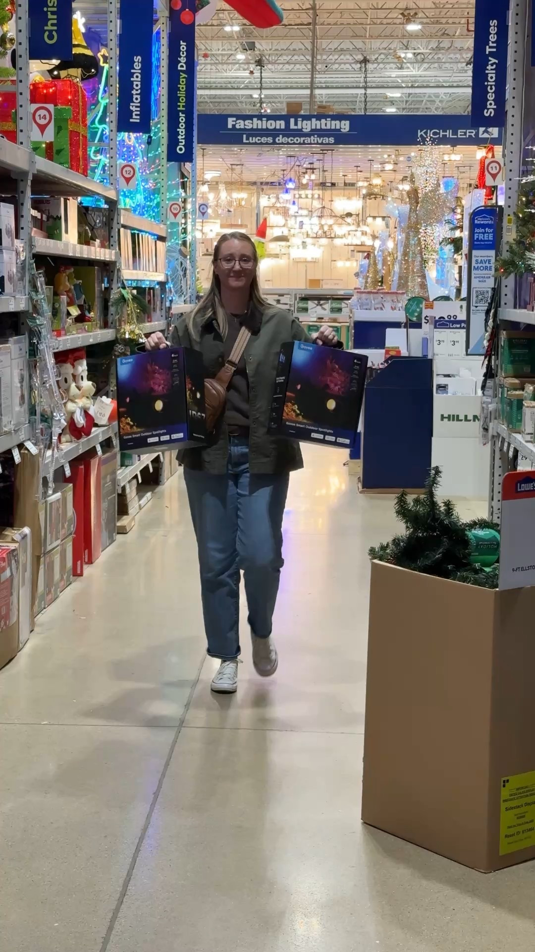 The Govee Smart Outdoor Spotlights from @loweshomeimprovement have been such a fun
upgrade for our outdoor Christmas lights. You can control everything in the app, change the
colors, and adjust the brightness. They’re also on sale for Black Friday, so it’s a great time to
grab them.
#ad #lowespartner #ltkseasonal #goveelights #smartlighting

#LTKSeasonal #LTKHome #LTKHoliday