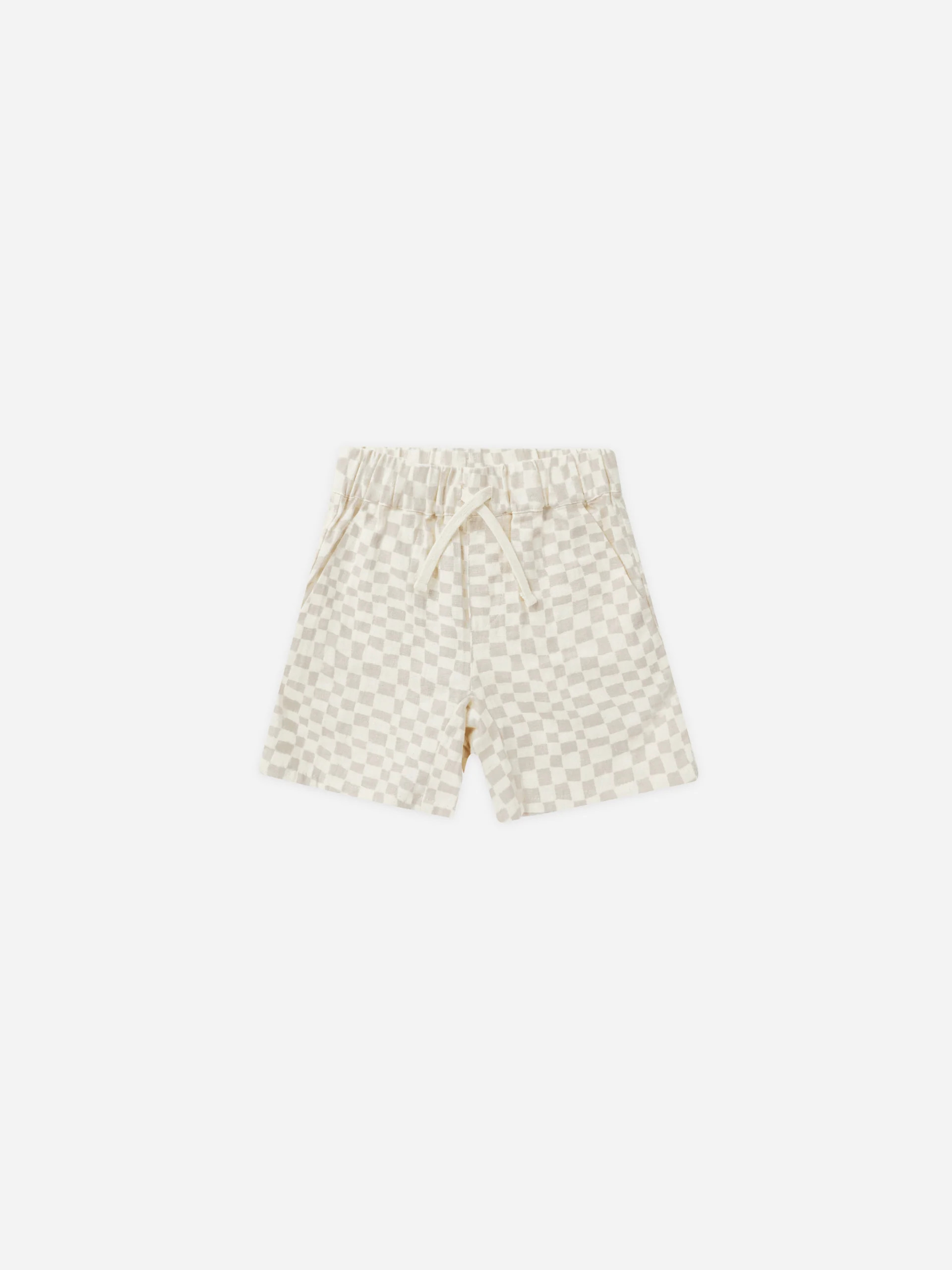 Bermuda Short || Dove Check | Rylee + Cru