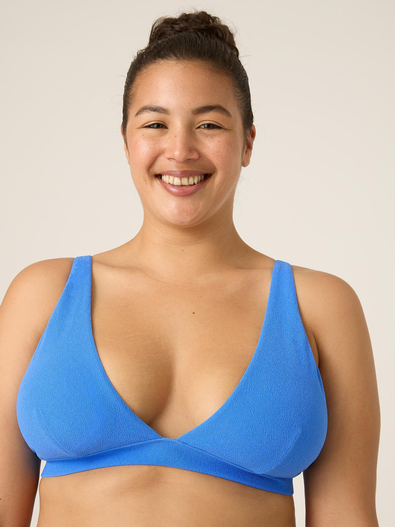 Swimwear Soft Stretch Plunge Bikini Top - Ultramarine Blue | Modibodi (AUS, NZ, US, UK, IE, FR, DE)