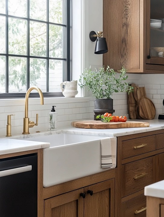 Need an elegant yet effortless kitchen upgrade?
Start with the details — like this brushed gold faucet.

It’s amazing how one simple change can shift the entire energy of a space. The warmth of gold paired with the clean coolness of metal creates that perfect balance — timeless, refined, and quietly luxurious.

Against ivory cabinets, natural wood, marble countertops, or even bold-colored kitchens, brushed gold instantly elevates the look without overwhelming it. It doesn’t scream for attention — it commands it softly.

Sometimes luxury isn’t about renovation.
It’s about intention.

Upgrade the faucet.
Upgrade the feeling.

#KitchenRefresh
#BrushedGold
#ElegantHome
#TimelessInteriors 

 #LTKHome