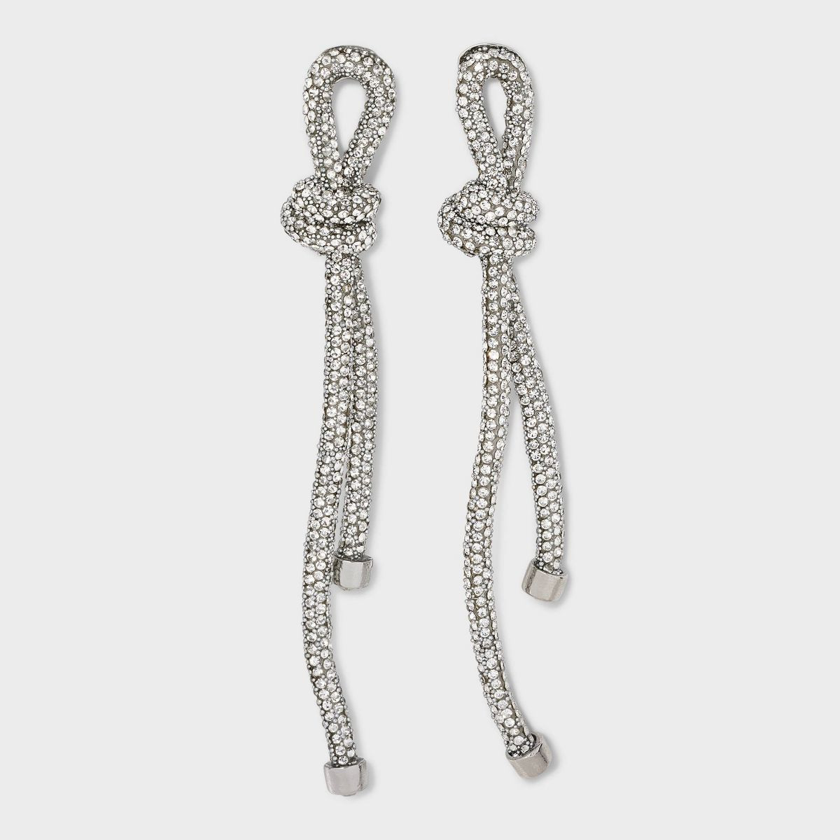 Post Linear Knotted Rope Stones Earrings - A New Day™ | Target