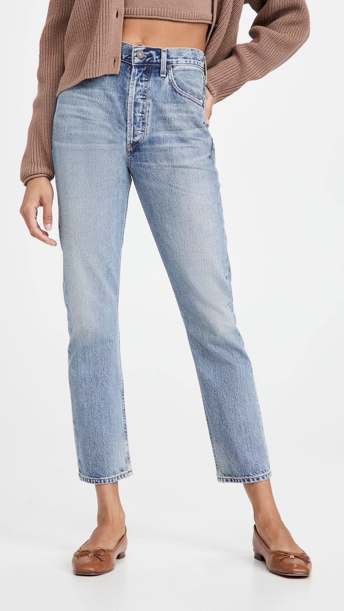Charlotte High Rise Straight Jeans | Shopbop