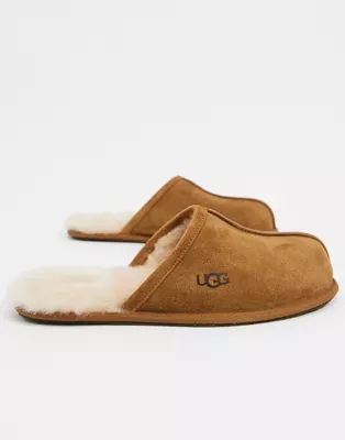 UGG scuff slippers in tan suede | ASOS (Global)
