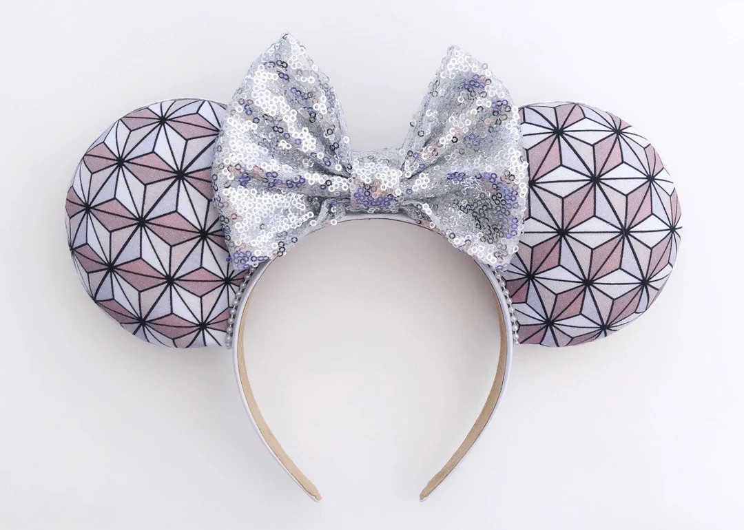 Epcot golf ball inspired ears minnie Mickey Mouse disney ears headband inspired | Etsy (US)