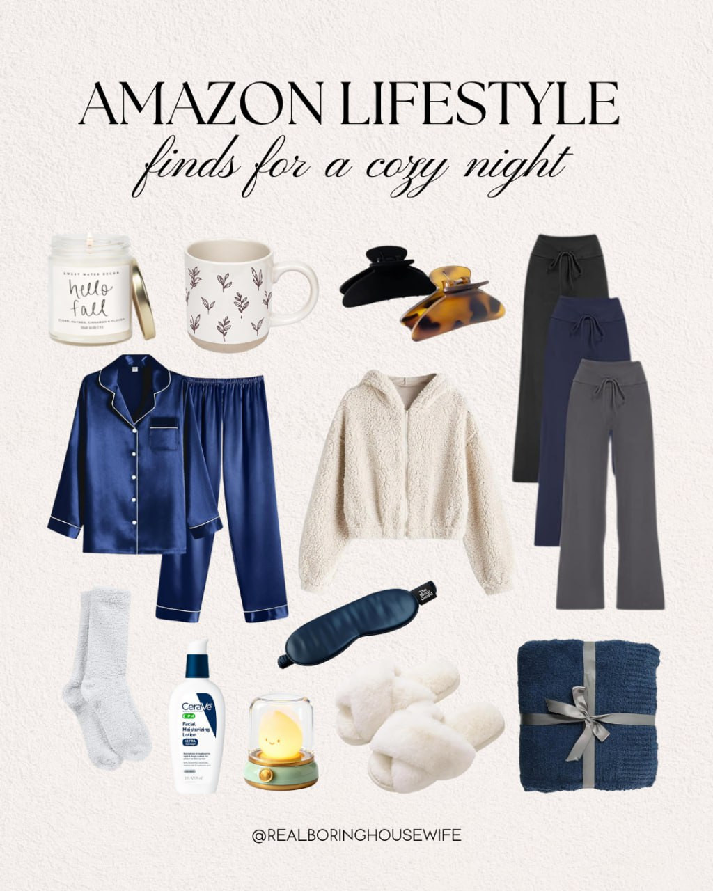 Amazon Lifestyle Finds For A Cozy Night

// Amazon, Amazon Finds, Amazon Finds Home, Amazon Finds Clothes, Cozy, Amazon Home Finds, Amazon Must Haves, Amazon Outfits, Amazon Sleepwear, Amazon Mug, Amazon Candle, Amazon Hair Clips, Amazon Accessories, Amazon Sweatpants, Amazon Socks, Amazon Hoodie, Amazon Jacket, Sleep Mask Amazon, Fuzzy Slippers Amazon, Rechargable Led Lamp, Amazon Lamps, Face Lotion, Amazon Throw Blanket, Amazon Pajama Set 

 

#LTKHome #LTKFindsUnder50 #LTKFamily