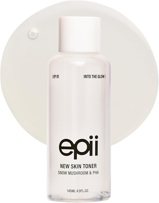 New Skin Toner - 5% PHA Gentle Exfoliating Toner with Snow Mushroom Hyaluronic Acid & Panthenol -... | Amazon (US)