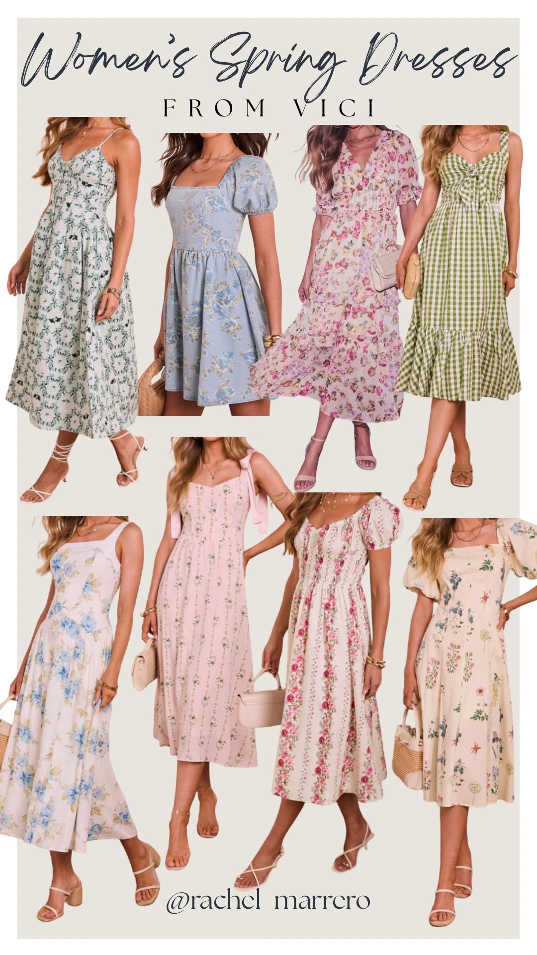 Women’s spring dresses from vici! 

Easter, floral, pink, blue, green, yellow, long, short, women’s fashion 

#LTKmomlife #LTKootd #LTKSeasonal