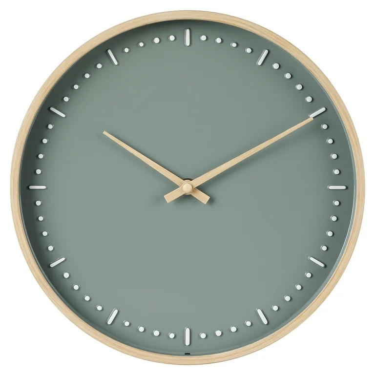 Better Homes & Garden 11.5" Round Indoor Green Analog Wall Clock | Walmart (US)