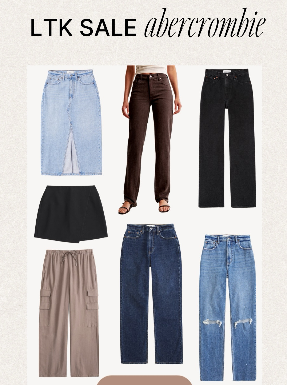 LTK fall sale 🫶🏼🍂 Abercrombie picks! The best jeans and bottoms for fall

#LTKFallSale #LTKStyleTip