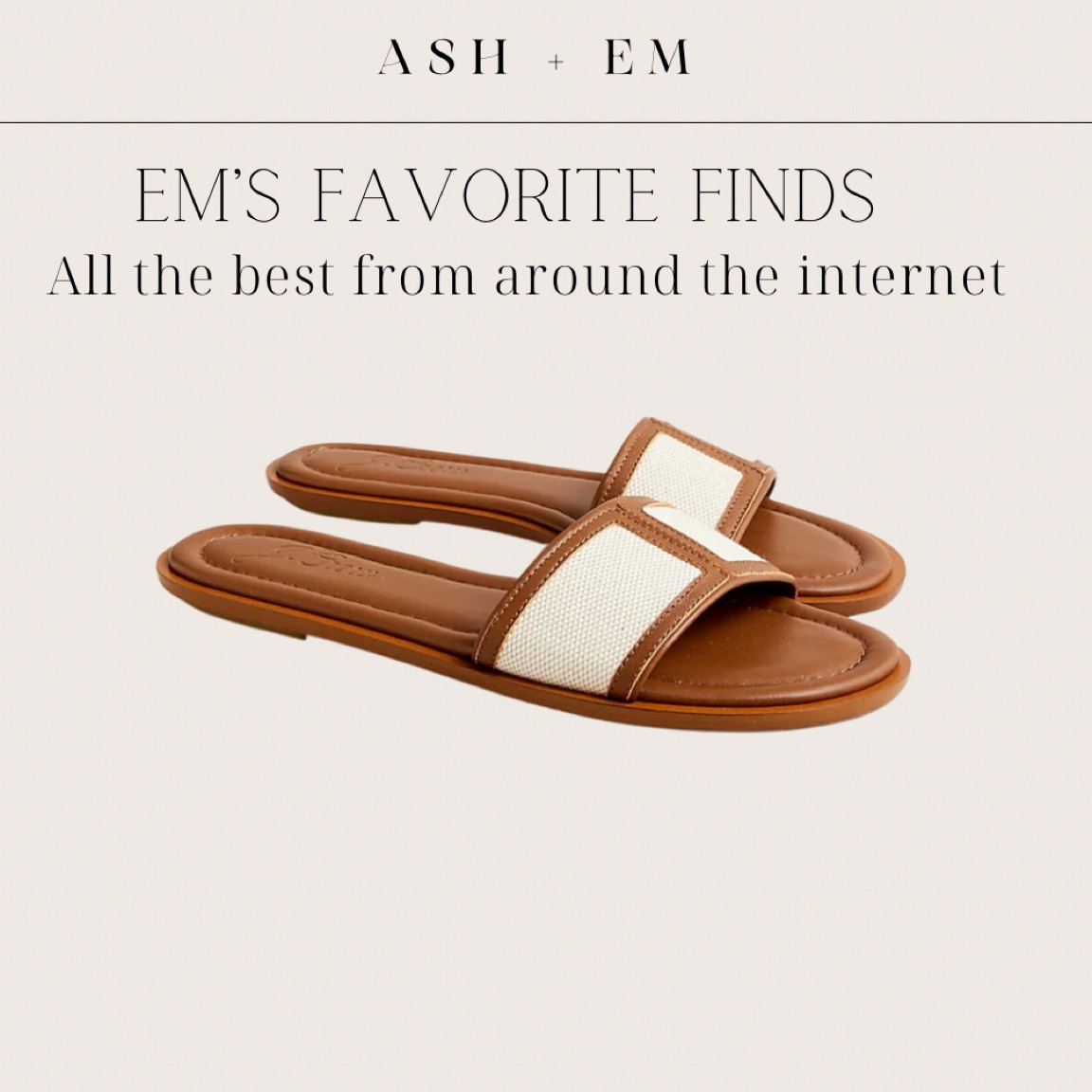 These leather and canvas slides are gorgeous and on sale. 

#LTKsalealert #LTKstyletip #LTKshoecrush