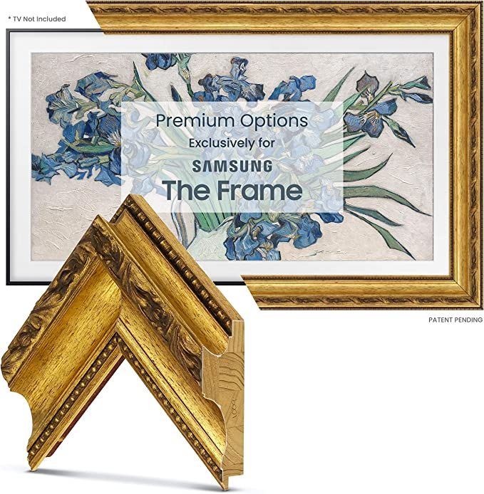 Deco TV Frames - Ornate Gold Smart Frame Compatible ONLY with Samsung The Frame TV (43", Fits 201... | Amazon (US)
