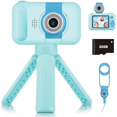 PURULU Kids Camera with 180° Flip-up Lens for Selfie & Video, HD Digital Video Cameras for Toddl... | Amazon (US)