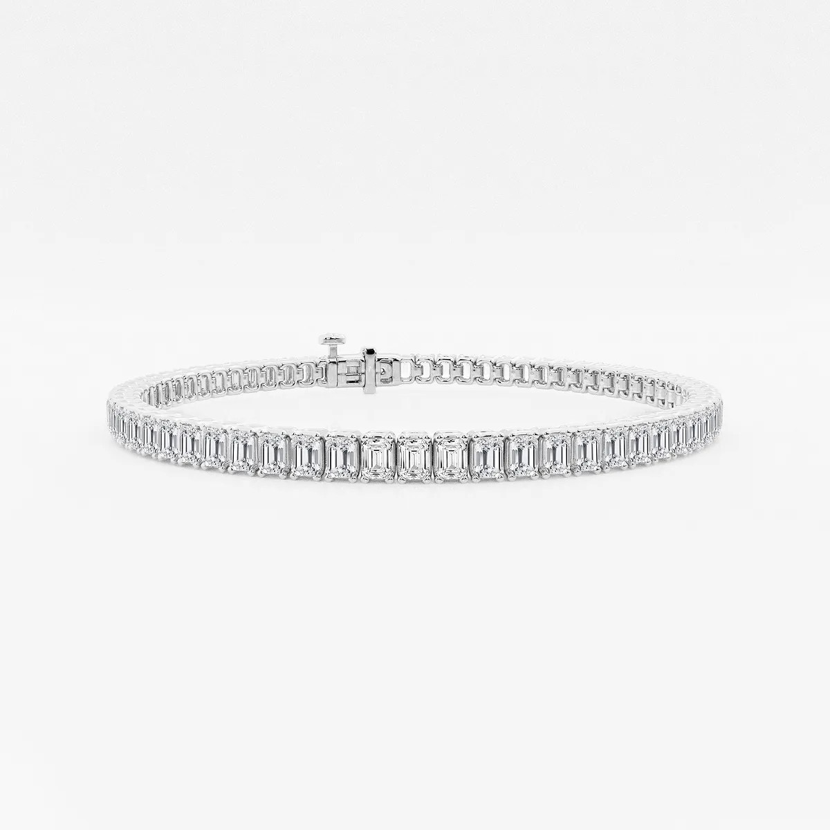 5 ctw Emerald Lab Grown Diamond Tennis Bracelet - 7.5 Inches
							
								
									14K White ... | Grown Brilliance