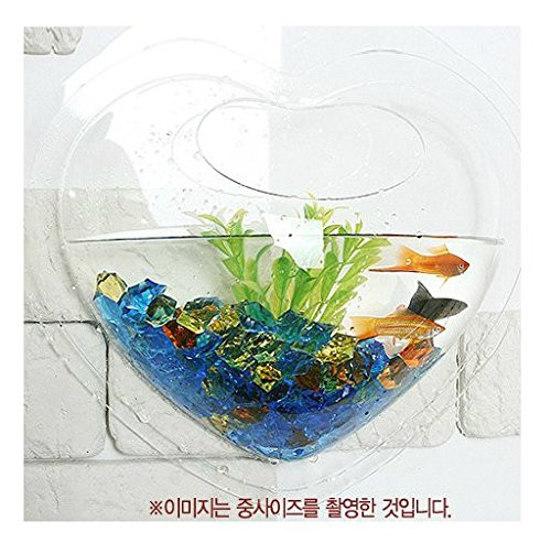 KAZE HOME Wall Mount Fishbowl, Heart | Amazon (US)