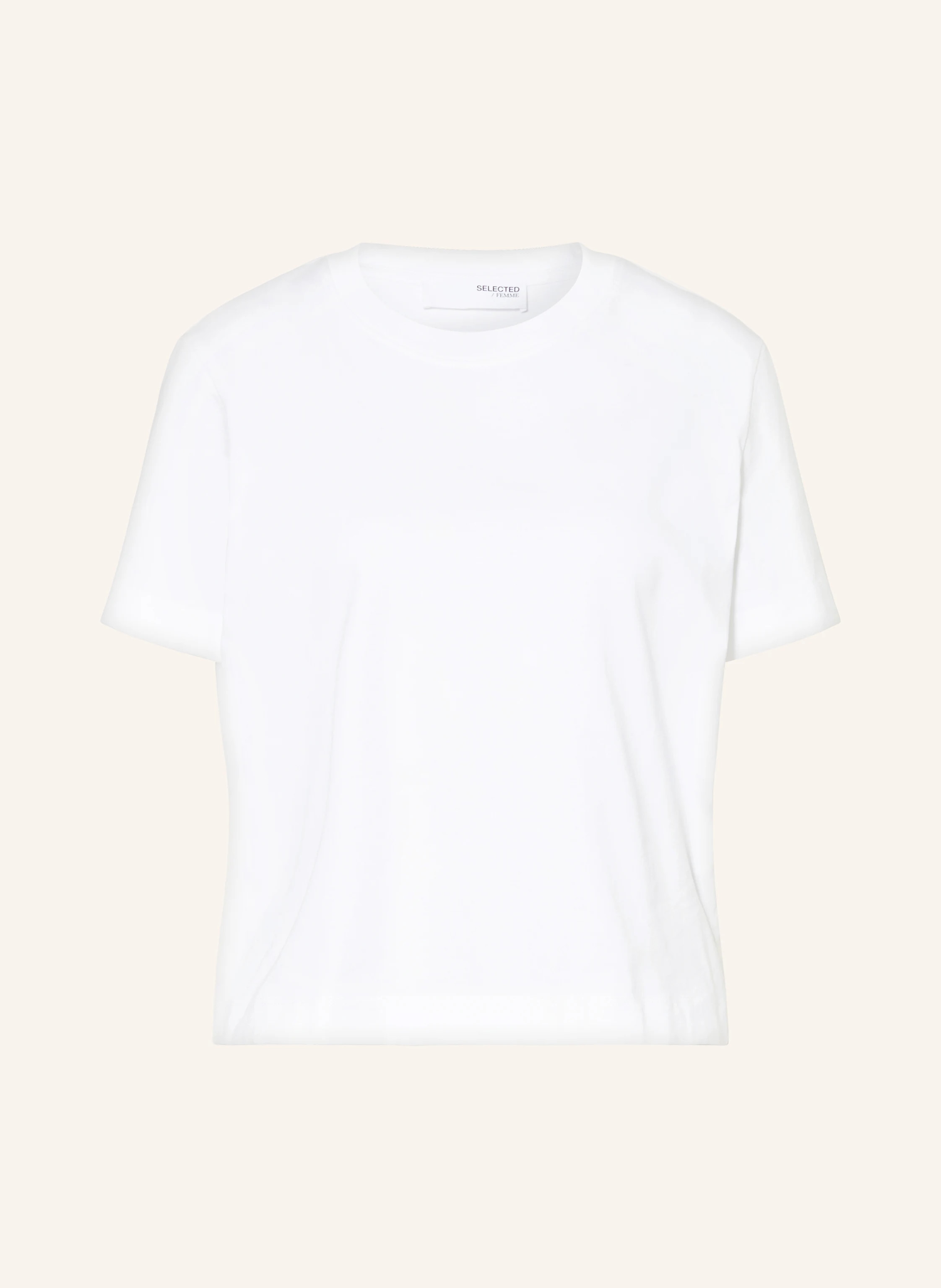 SELECTED Femme T-Shirt SLFESSENTIAL in weiss | Breuninger (DACH)