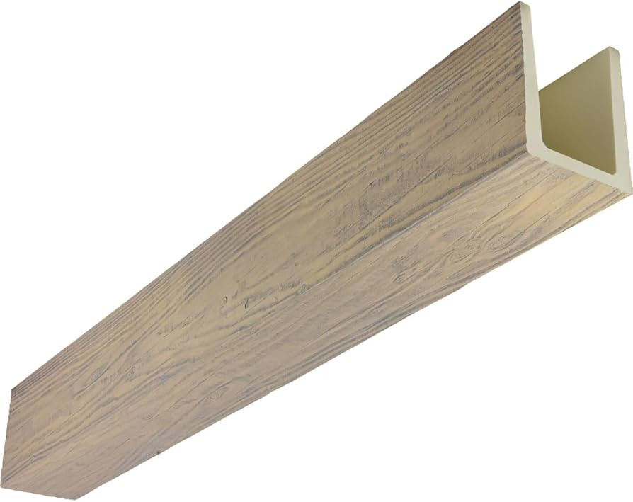 Ekena Millwork 5 1/2"W x 7 1/2"H x 288"L 3-Sided (U-Beam) MENA HeritageTimber Faux Wood Ceiling B... | Amazon (US)