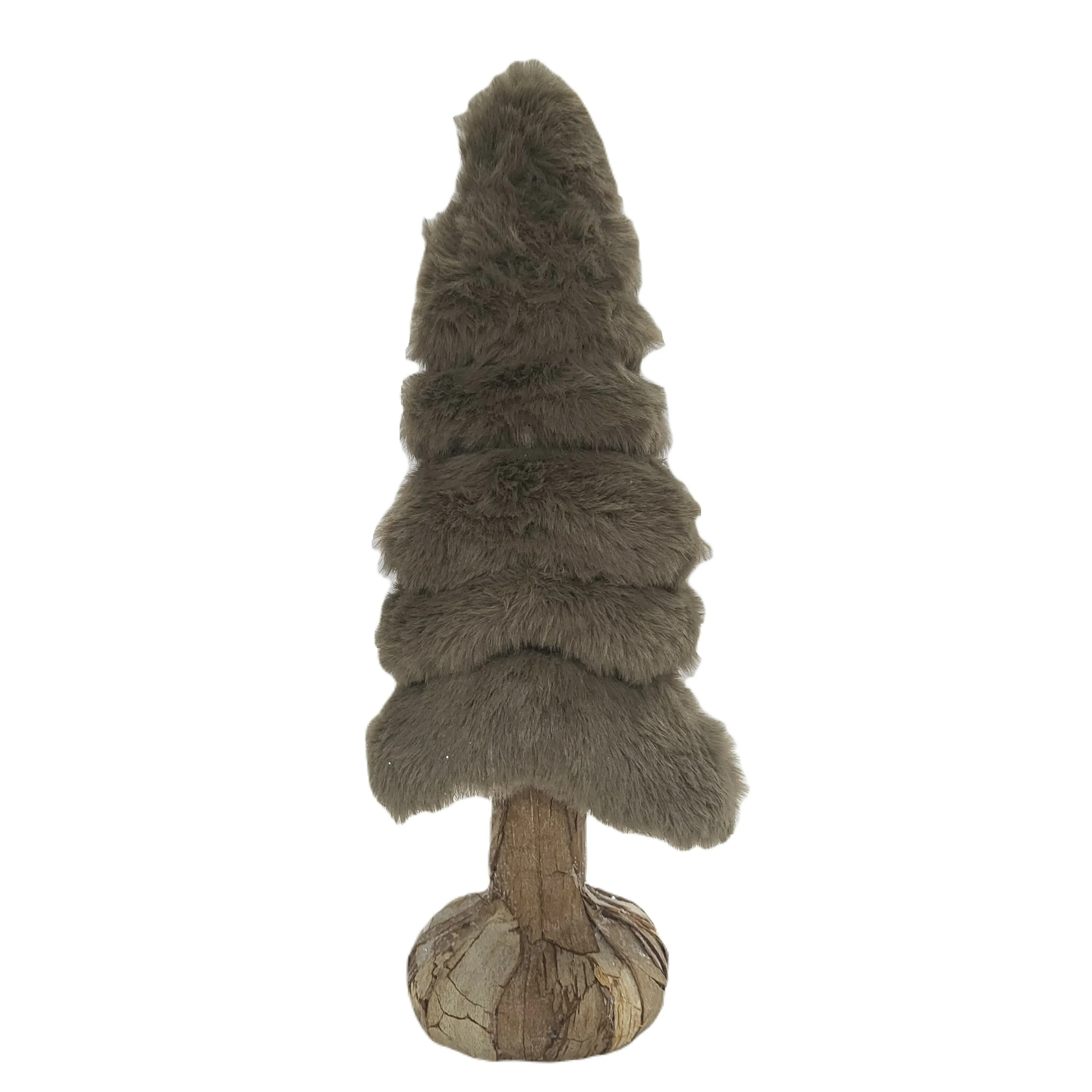 Moss Green Faux Fur Tree with Jujube Bark Christmas Décor, 12 in, 1.35 oz, by Holiday Time - Wal... | Walmart (US)
