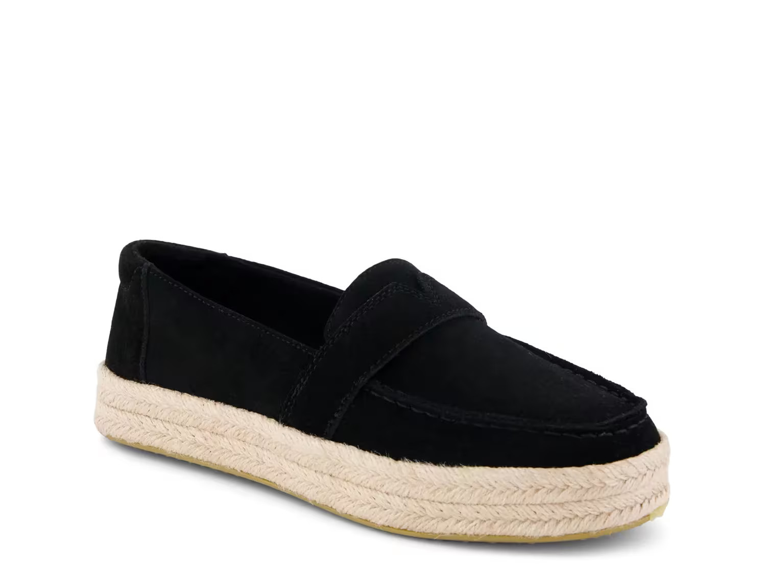 TOMS Blakely Espadrille Loafer | Women's | Black | Size 6.5 | Loafers | Espadrille | DSW