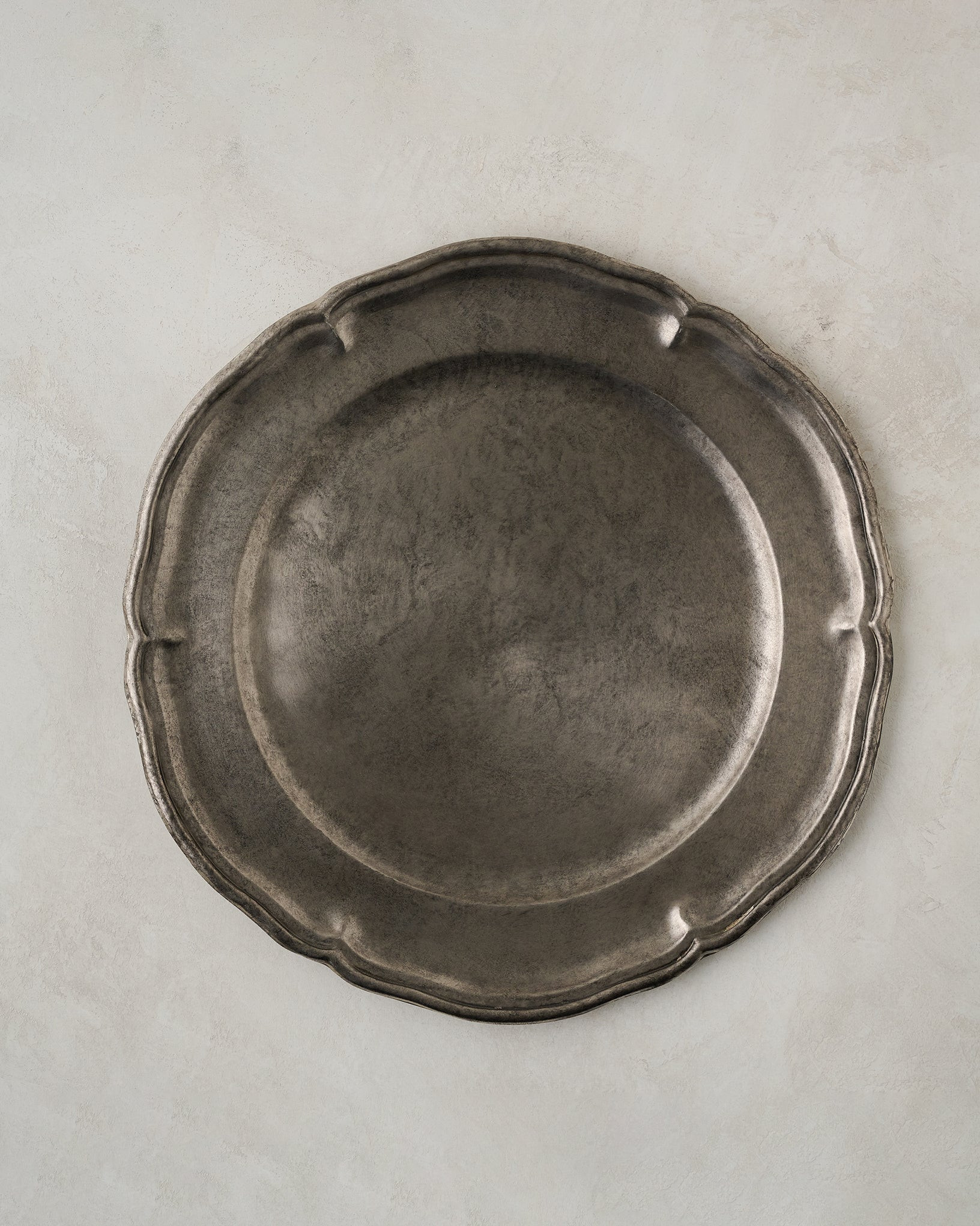 Vintage-Inspired Pewter Charger | Magnolia