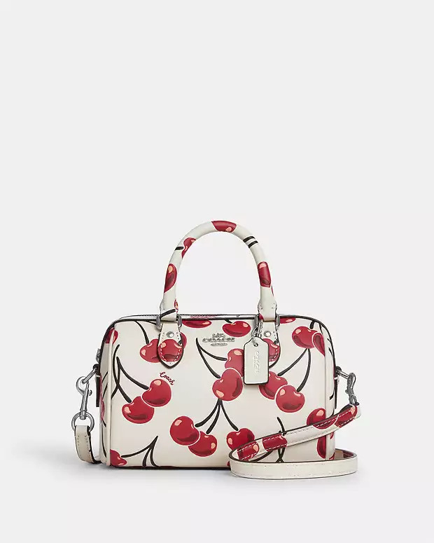 Mini Rowan Crossbody Bag With Cherry Print | Coach Outlet US