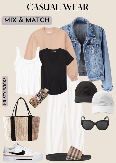 How fun is this mix and match casual look? 🤍
Super easy to put together so many different looks with these classic pieces! 

Several pieces from Abercrombie & Fitch LAST DAY on sale buy 3 pieces get 20% off buy 2 pieces get 15% off. 

Have fun mixing and matching!💫

#LTKunder50 #LTKunder100