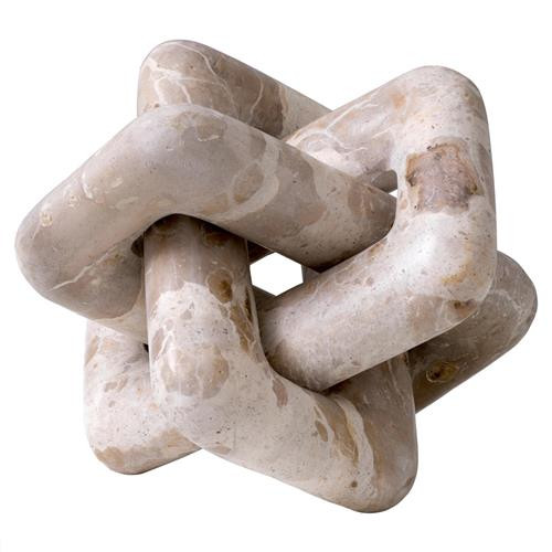 Eichholtz Eras Modern Classic Brown Marble Sculpture | Kathy Kuo Home