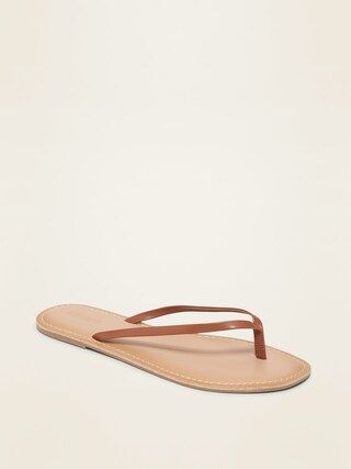 Faux-Leather Capri Sandals for Women | Old Navy (US)