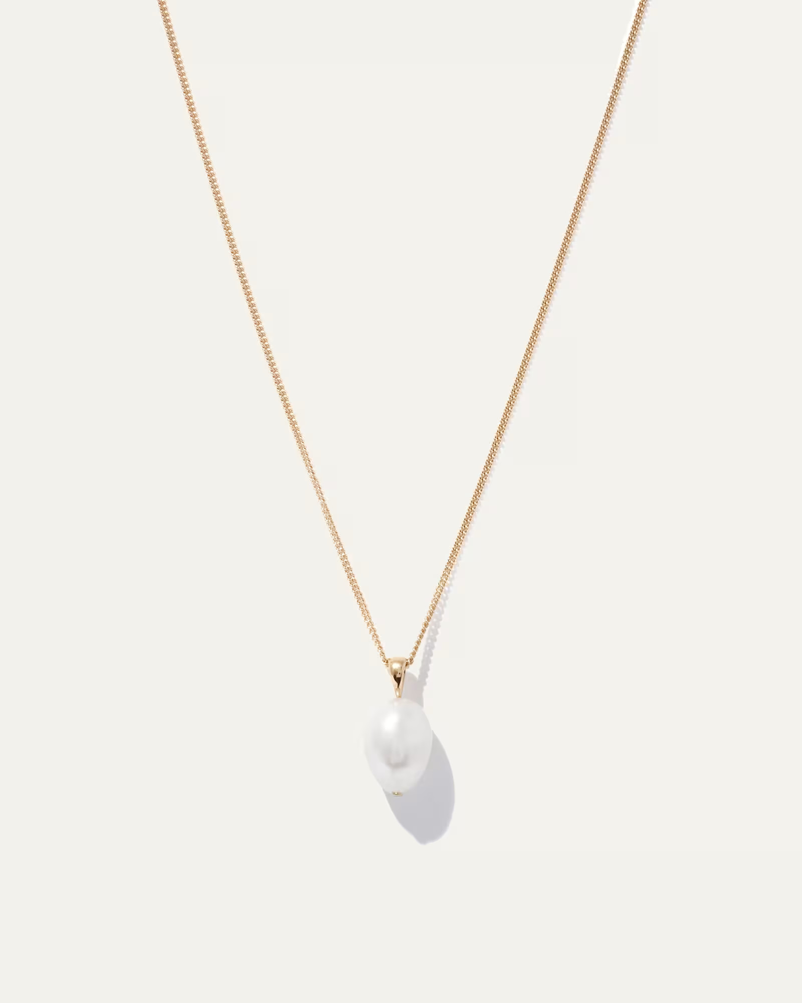 Baroque Pearl Pendant Necklace | Quince
