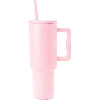Simple Modern 40 oz Trek Tumbler with Handle and Straw Lid | Cup Holder Friendly Insulated Stainl... | Amazon (US)
