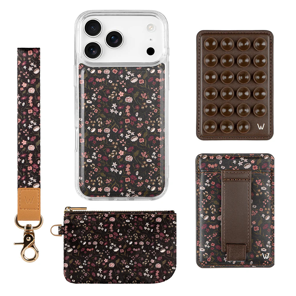 Twilight Blossom Brown Walli Pop Bundle | Walli Cases