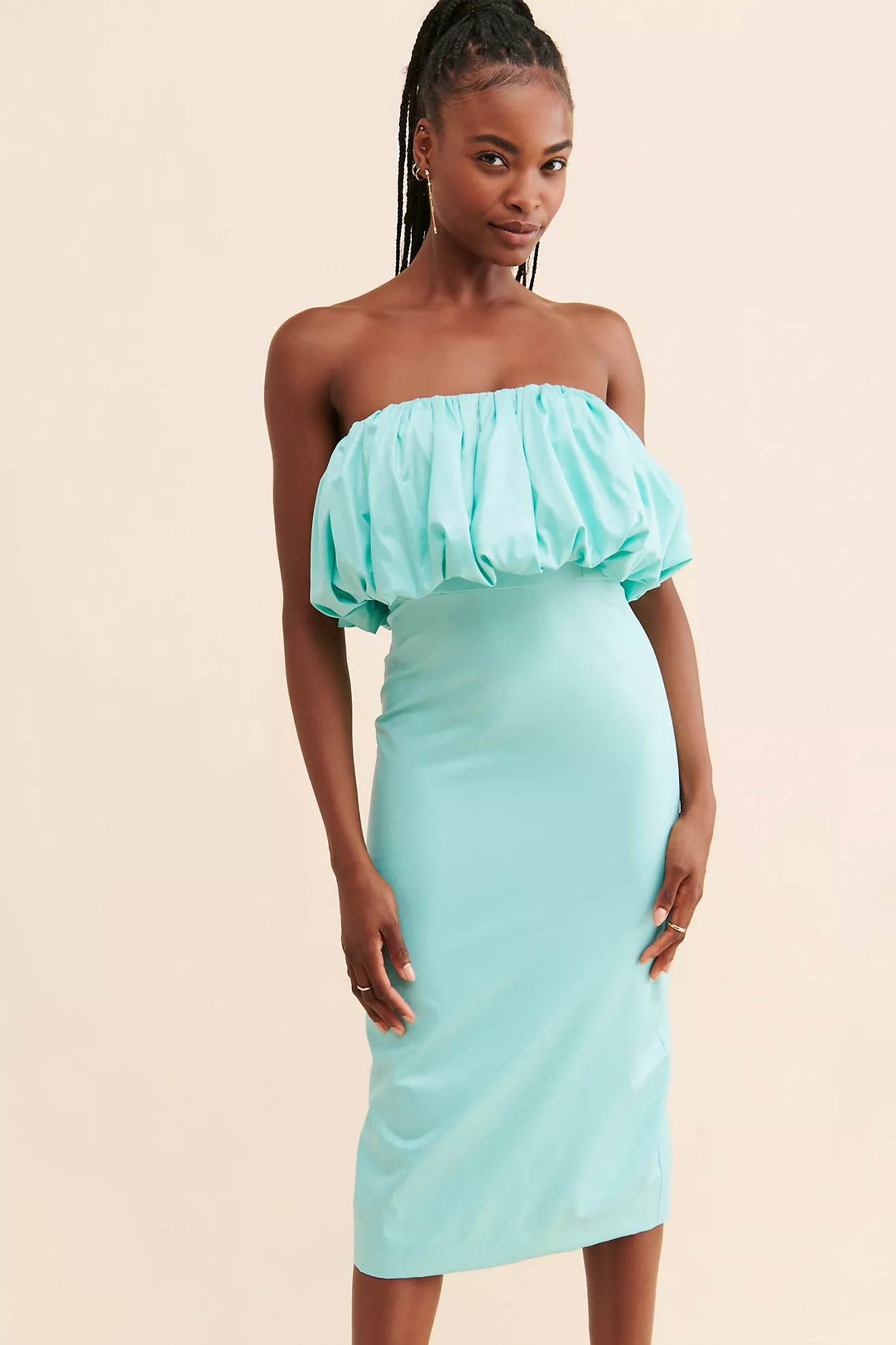 Let Me Be Slim Bubble Midi Dress | Anthropologie (US)