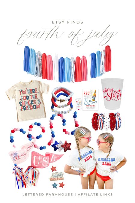 Some of my favorite Fourth of July decorations and accessories from Etsy! 

FOURTH OF JULY FOOD, FOURTH OF JULY NAILS, FOURTH OF JULY OUTFIT,  FOURTH OF JULY DECOR,  FOURTH OF JULY CRAFTS, FOURTH OF JULY PARTY, FOURTH OF JULY WREATH, FOURTH OF JULY DECORATIONS, FOURTH OF JULY OUTFITS FOR WOMEN, FOURTH OF JULY PARTY IDEAS 
#fourthofjuly #fourthofjulyoutfit #4thofjuly #redwhiteandblue #fourthofjulynails #fourthofjulyparty

Follow my shop @LetteredFarmhouse on the @shop.LTK app to shop this post and get my exclusive app-only content!

#liketkit #LTKswim #LTKhome 
@shop.ltk
https://liketk.it/4bJjm

#LTKkids #LTKfamily

Follow my shop @LetteredFarmhouse on the @shop.LTK app to shop this post and get my exclusive app-only content!

#liketkit #LTKSeasonal #LTKGiftGuide
@shop.ltk
https://liketk.it/4bJAr

#LTKSeasonal #LTKKids #LTKParties