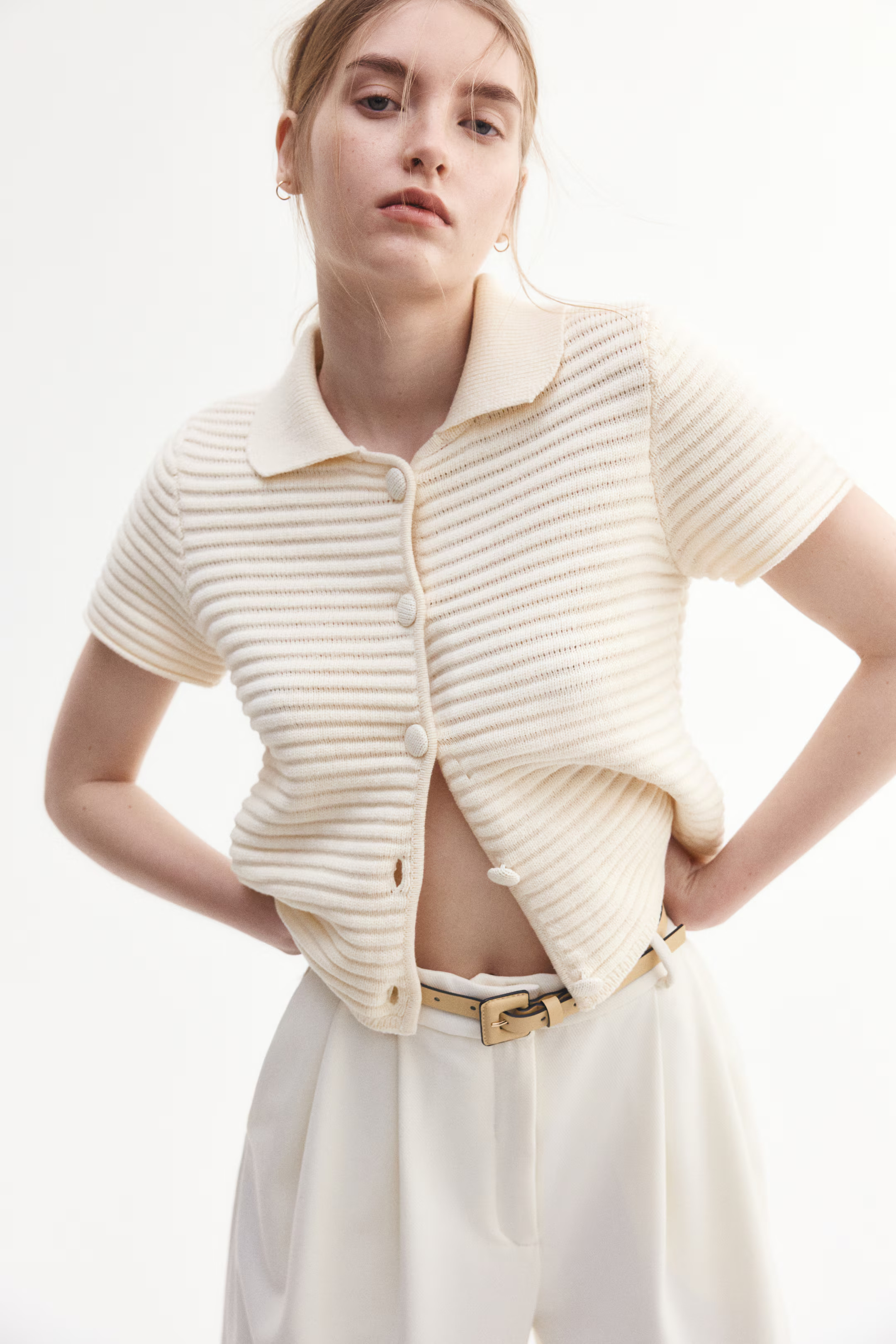 Collared cardigan | H&M (UK, MY, IN, SG, PH, TW, HK)