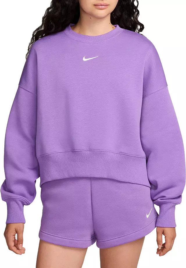 Nike Women's Sportswear Phoenix Fleece Oversized Crewneck Sweatshirt | Dick's Sporting Goods