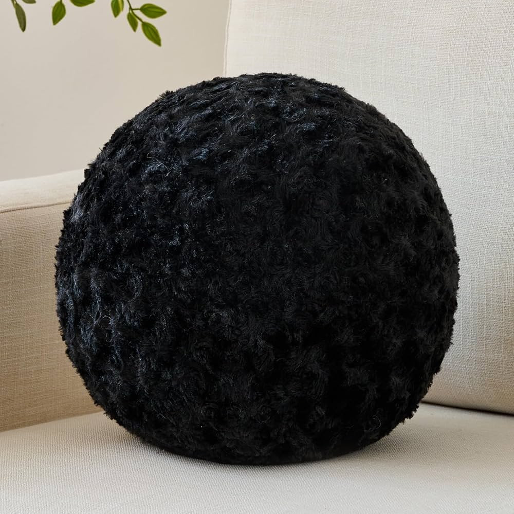 Ball Pillow, Decorative Round Pillow for Couch n, Circle Throw Pillows, Perfect Ball Pillows for ... | Amazon (US)